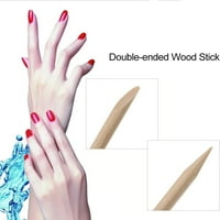 Alat za nokte - Nail Art Wood štapići drvene kutikule za uklanjanje kutikule Manicure Alat za jednokratnu upotrebu
