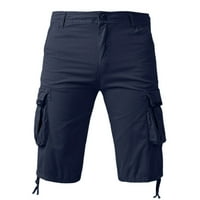 Ljetni kombinezoni, tanke široke kratke hlače Plus veličine, muške hlače s više džepova, vanjske casual Camo crop