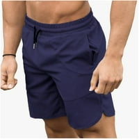 Muške kratke hlače, muške jednobojne prozračne sportske kratke hlače za fitness, brzosušeće trenirke za trčanje,