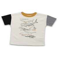 Ganimals Baby and Toddler Boy Grafički majica s kratkim rukavima, veličine 12m-5t