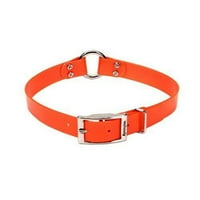 Vodootporna Ogrlica za pse pasa pasa pasa sa središnjim prstenom, narančasta