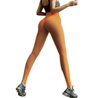 Hlače za vježbanje Žene Dižu hlače Vježbanje Struk U čvrstim hlačama u boji visoke joge joge hlače