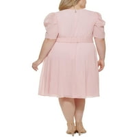 Tommy Hilfiger ženska švicarska haljina od puff rukava ružičasta veličina sitna mala