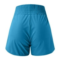 Ljetne hlače za žene u trendu trčanje brzih suhih kratkih hlača Elastični struk joga sportske hlače
