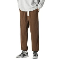 Zuwimk hlače za muškarce Fashion, muški fit casual Stretch Stretch Chino Pant D, 4xl