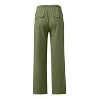 Adviicd muškarci hlače povremene tanke zelene teretne hlače muškarce casual teretni hlače borbene radne hlače