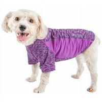 Ultraelastična majica za jogu i fitness za pse s prugastim prugama