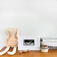 Stolni okvir za fotografiju sonograma bebe s glavom u obliku kruške