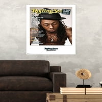 Časopis-plakat na zidu s Lil Vein, 22.375 34