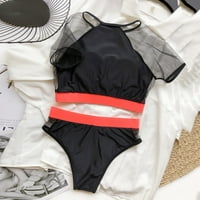Ženski kupaći kostimi dva mrežica za spajanje kupaćih kostima podijeljena odjeća za plažu kupaće kostima bikini