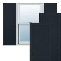 12 97 dva panela s PVC Ševronom u modernom stilu s fiksnim nosačem, Noćna Plava bez zvijezda