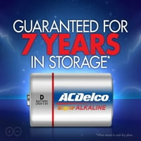 Acdelco d super alkalne baterije, brojanje