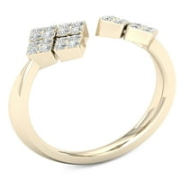 Imperial 1 5CT TDW Diamond 10k Modni prsten od žutog zlata