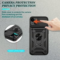 Htwon futrola za kliznu kameru objektiv za zaštitu zaštitne futrole s stalkom za prsten za iPhone Pro ma Pro mini,