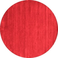 Moderne prostirke za sobe okruglog oblika u obliku apstraktnog uzorka crvene boje, 3' okrugle