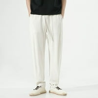 Trenažne hlače za muškarce, modne casual hlače, tanke i prevelike retro duge hlače