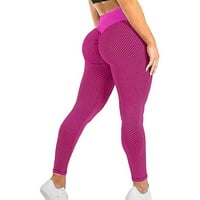 AAYOMET Ženske ugodne joga joggers hlače Sportske rastezljive hlače joga žene s strukom.