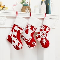 Žabana božićna čarapa plišana veličina plišana svijetla boja super mekana udobna scena Izgled obožavanog visećeg