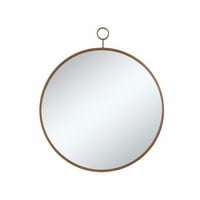 Prijelazno okruglo dizajnersko ogledalo u Mumbaiju, zlato 36 Mumba30