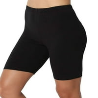 Žene visoki struk casual biciklističke biciklističke kratke hlače dame ljetna teretana joga sportske kratke hlače