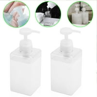 Dozator sapuna za kupaonicu i kuhinju-Set prozirnih bočica s pumpicom za višekratnu upotrebu od 450 ml