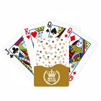 Boje s umjetničkim uzorkom Kraljevski Flash poker kartaška igra