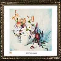 Petunije Mabel Julian Art Print plakat Cvjetni poznati slikarski cvjetovi Bijela vaza iz Muzeja likovnih umjetnosti