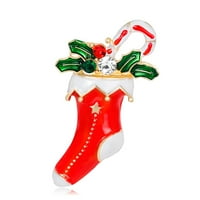 Izvrsno božićno drvce, Čizme Djeda Mraza, broš od zvona snjegovića, igle za Ovratnik Šal, Božićni broš, poklon