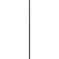 Ekena Millwork 3 4 W 52H Vinil Srednje Amerike, običaj od dvije identične ploče, Фальшпанельные sjenila, s instalacijskim