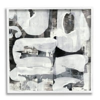 & Višeslojni oblici kolaž grafička umjetnost u bijelom okviru umjetnički tisak zidna umjetnost, dizajn Jeffa Iorilla