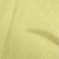 Oneoone pamuk kambric žuta tkanina Sažetak traka za šivanje projekata tkanina otisci tkanina po dvorištu široka