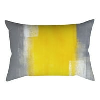 Yubnlvae jastuk kućišta od ananasa list žutog jastuka kauč kauč za struka za bacanje jastuka prekrivanje home
