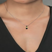 Ogrlica s privjeskom od dragog kamenja i zelenog Peridota za žene