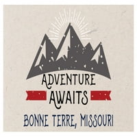 Bonne Terre Missouri suvenir hladnjak Magnet Adventure čeka dizajn