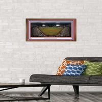 Zidni plakat Los Angeles Dodgersa-Stadion Dodger, 14.725 22.375 uokviren