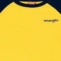 Wrangler Boys Majica s dugim rukavima i majica Raglan, 2-pak, veličine 4- & Husky