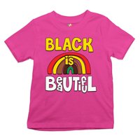 Tee Hunt Black prekrasna je majica za mlade Afroamerike jednakost ponosa djeca, ružičasta, srednja
