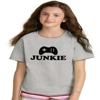 Video Game narkoman Gamer Nerdy Gaming Crewneck majice Dječak djevojčica Teen Brisco Brands X