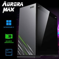 PC Aurora Ma Gaming Tower - Intel Core i 12. generacije, RT 12 GB bita, 32 GB memorije RGB, 2 TB Nvme, 2 TB HDD,