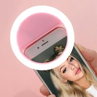 Prstenasta svjetiljka za selfie, punjiva prijenosna prstenasta svjetiljka, LED Selfie svjetiljka za objektiv mobilnog