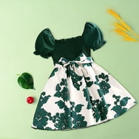 PIMFYLM proljetne haljine za malu djevojčicu haljine od ruffle čipke pageant party vjenčana cvjetna haljina pročišćena
