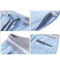 Muške Ležerne udobne kratke hlače za vježbanje s patentnim zatvaračima, rastezljive kratke hlače