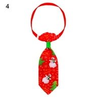 kravata za kućne ljubimce Božićni print blagdanska haljina podesivi leptir ovratnik za mačke i pse Pribor za kućne