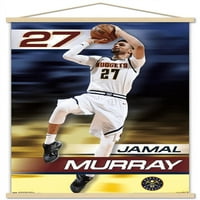 Denver Nuggets - plakat Jamal Murray Wall s magnetskim okvirom, 22.375 34