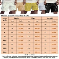 Muške ljetne kratke hlače, donji dio s elastičnim strukom i džepovima, mini hlače, havajske teretne kratke hlače,