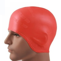 Kapa za plivanje za odrasle Vodootporna silikonska kapa za kupanje za žene i muškarce održava kosu suhom