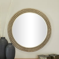 Mjedeno zidno ogledalo od 9232 S perlama