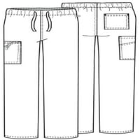 Code Bet Muške teretne hlače s vezicama za medicinski piling 16001 inča