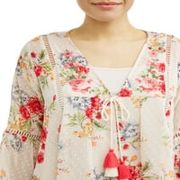 Ženska jakna s bluzom s cami