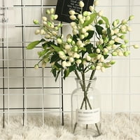Umjetno cvijeće imitacija maslinove grane lažne biljke vjenčani ukrasi središnji dijelovi trajni buket kućnog